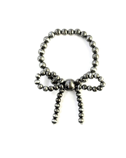 WESTERN NAVAJO PEARL RIBBON STRETCH BRACELET