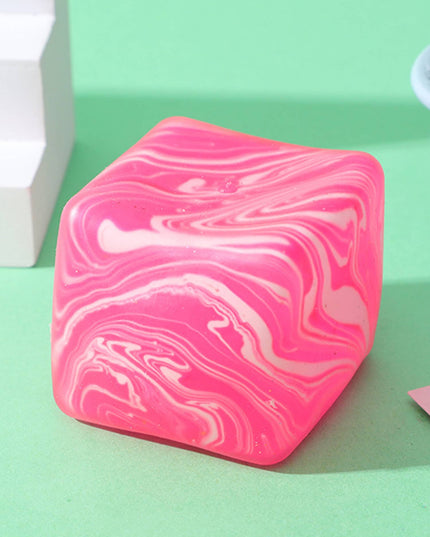 LAS Swirl Candy Cube Stress Relief Squeeze Toy