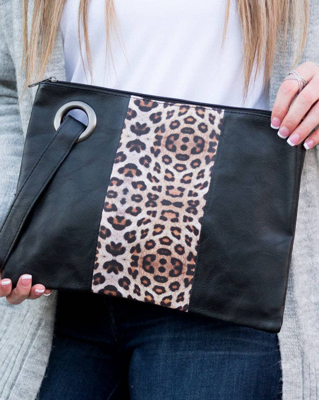 Leopard Dual Tone Clutch