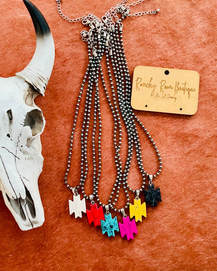 Western Aztec Pendant Necklace