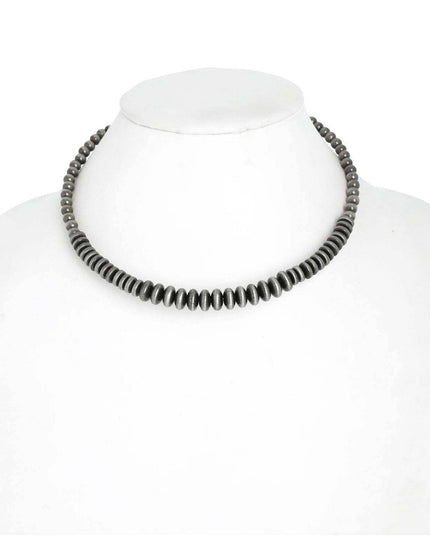 Western Navajo Pearl Beaded Collar Necklace
