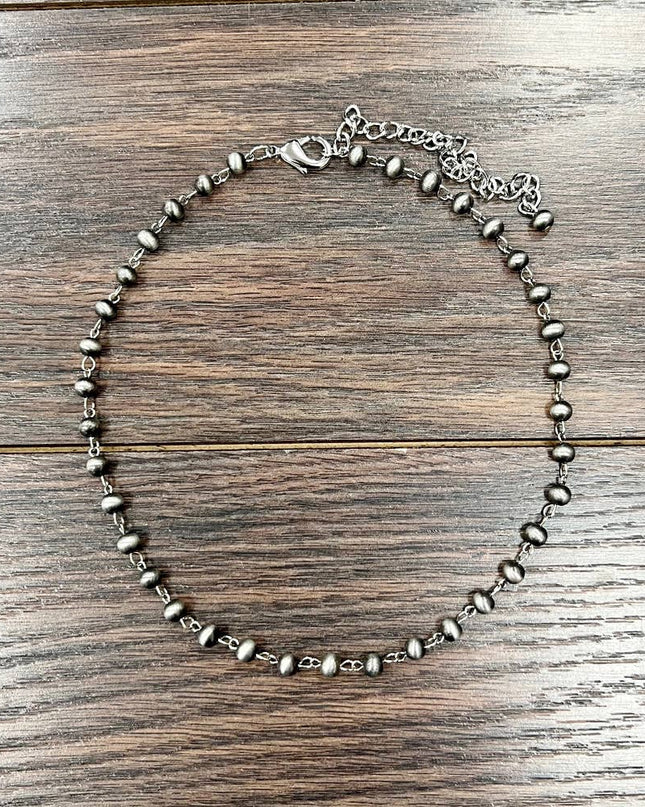 735657, 16" Handmade Navajo Interlocked Necklace