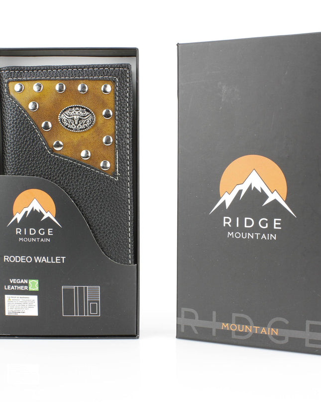 Rodeo Wallet with Bison Head Concho VL880