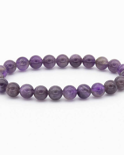 8MM Elastic Natural Stone Bracelets - CS