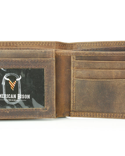 Bi-Fold Men’s Wallet with American Flag ABMW 25-2005