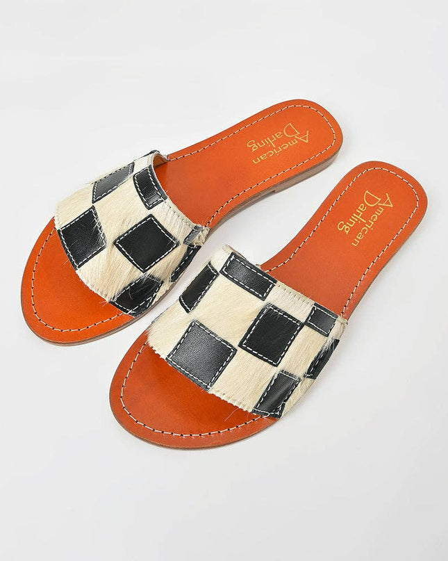 Hair-On Western-Chic Luxury Meets Every-Day Comfort Slippers