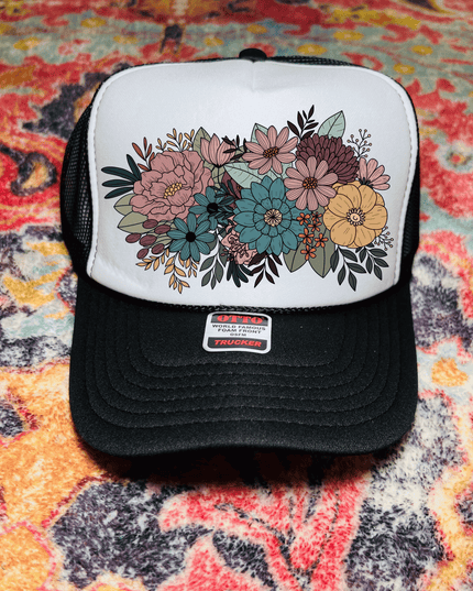 Full Floral- trucker hat