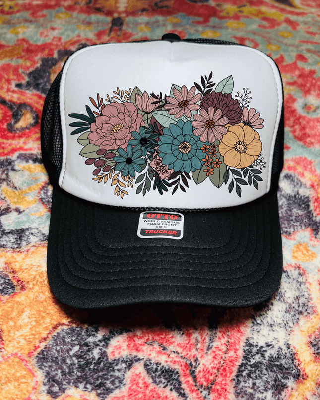 Full Floral- trucker hat