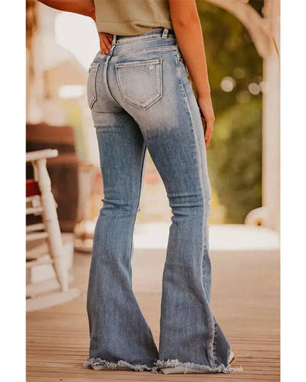 Stella Flared Washed-Out Jeans