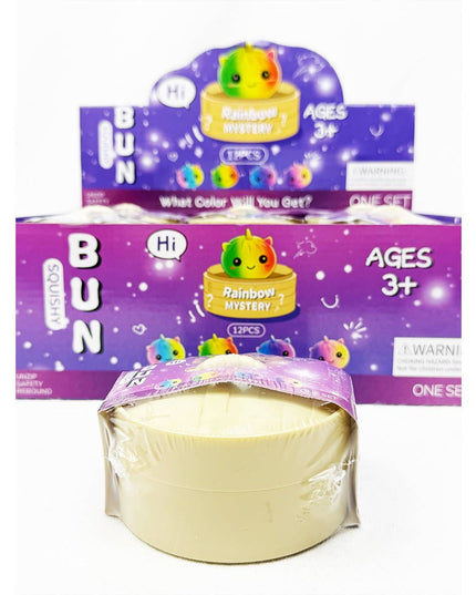 Mystery Rainbow Unicorn Dumpling Squishy with Steamer