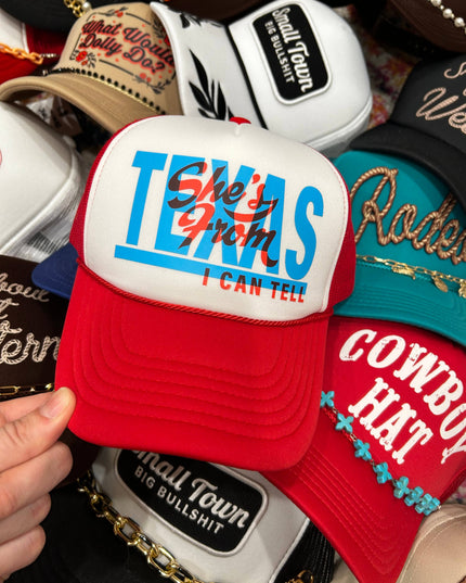 She's From Texas I Can Tell Trucker | Western Hats | Rodeo