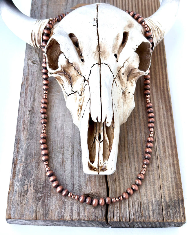Western Style Navajo Pearl Bead Necklace