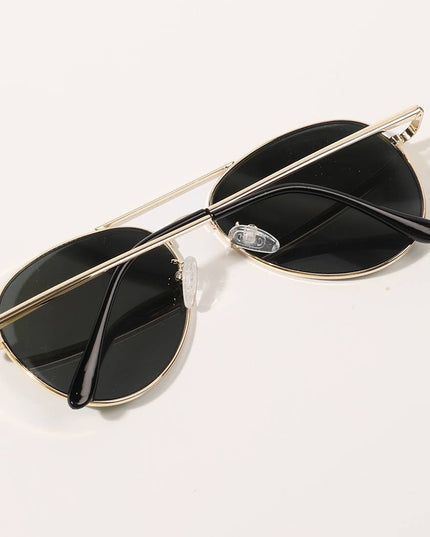 Classic Aviator Dark Tinted Fashion Sunglasses