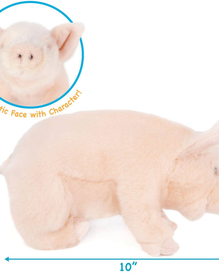 Perla The Pig | 11 Inch Stuffed Animal Plush