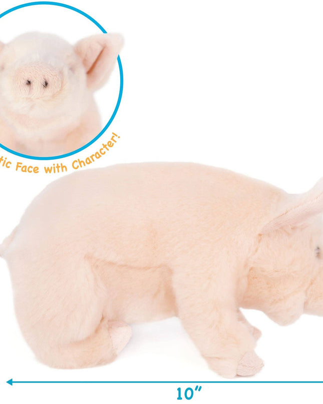 Perla The Pig | 11 Inch Stuffed Animal Plush