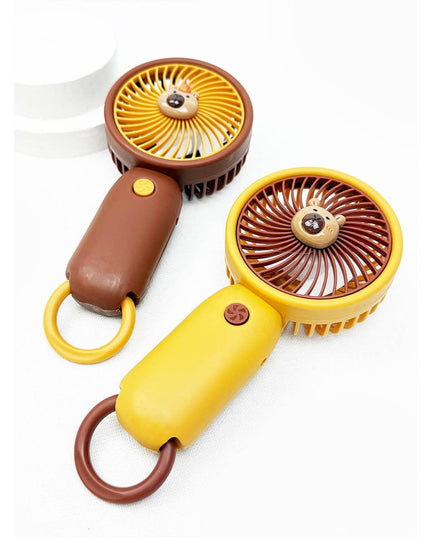Portable Capybara Hand Fan with Stickers
