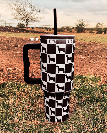 Checked Show Animal 40oz Cup