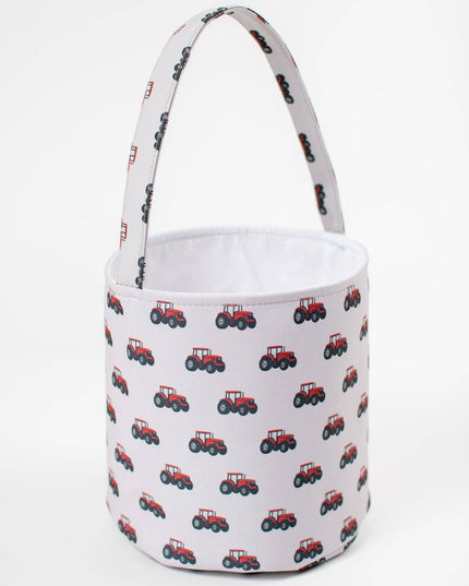 Red Tractor Easter Basket