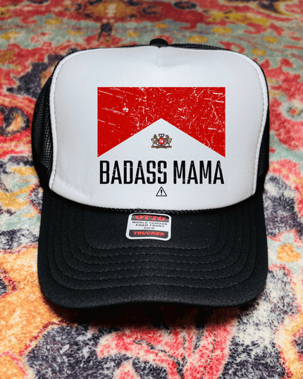 Badass Mama trucker hat