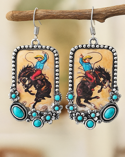 Wild Rider Turquoise Drops