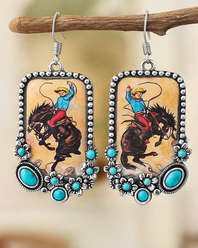 Wild Rider Turquoise Drops