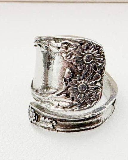 VINTAGE BOHO FLORAL STATEMENT RINGS | 40R129