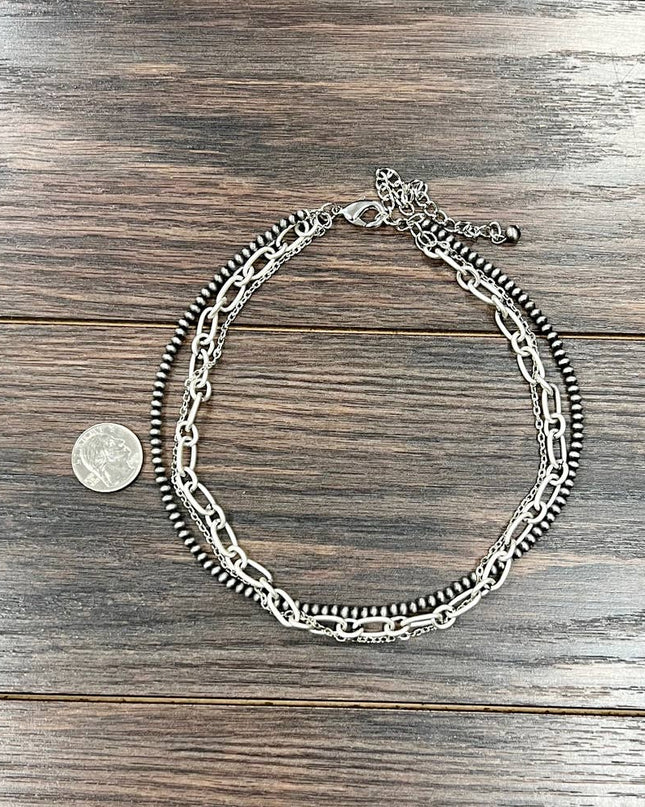 739524, 16" Handmade Navajo Necklace