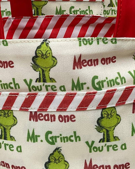 Mommy & Me Christmas Canva printed totes.