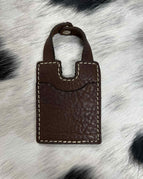 Brown leather
