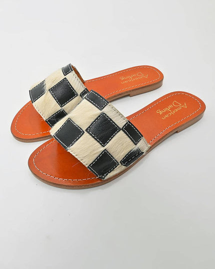 Hair-On Western-Chic Luxury Meets Every-Day Comfort Slippers