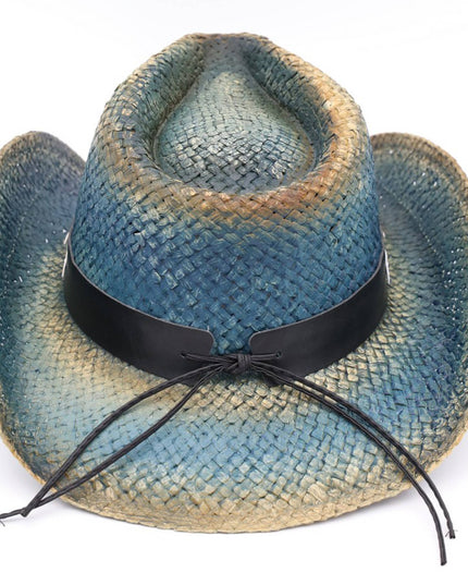USA Letters American Flag Design Distressed Cowboy Hat