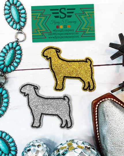 Show Goat Embroidered Patch (Patch ONLY)