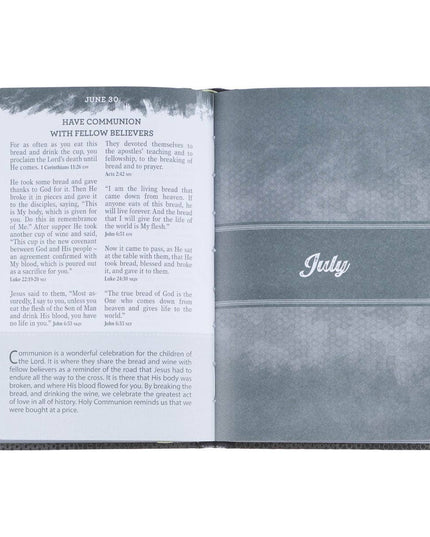 Pocket Bible Devotional for Guys Faux Leather