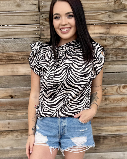 Savanna Stripe Top