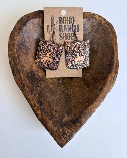 Western RODEO Pendant Dangle Earrings