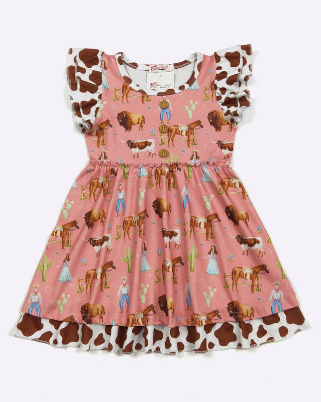 Sadie Mae Corral Girls Dress
