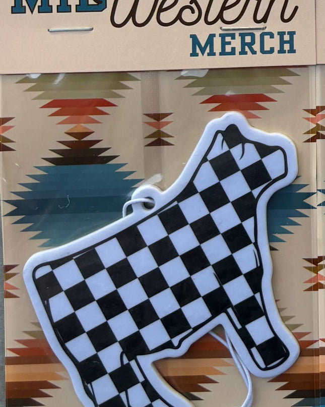 Checkerboard Show Steer Air Freshener
