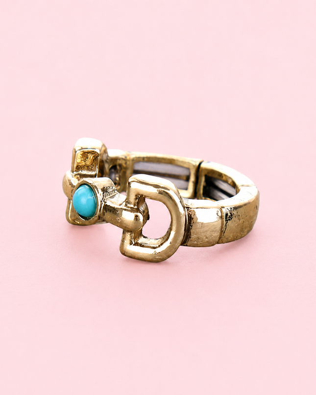 Western Horsebit Stretch Ring