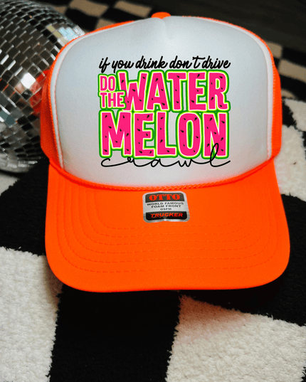 Watermelon Crawl trucker hat