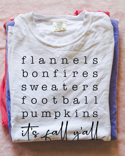 Fall List Tee