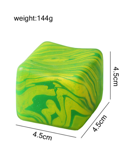 LAS Swirl Candy Cube Stress Relief Squeeze Toy