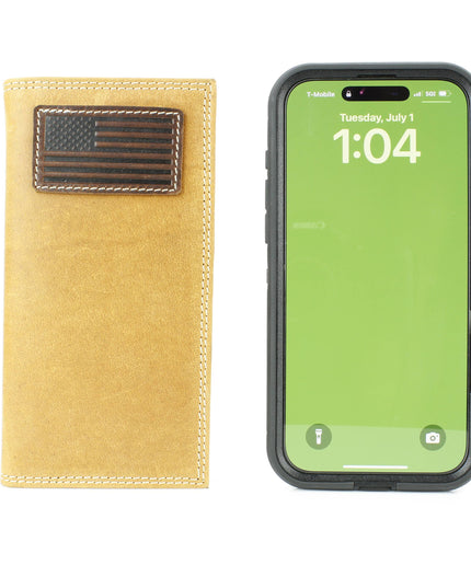 Rodeo Wallet with American Flag Embossing ABMW 25-2004