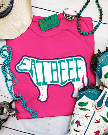 Womens Eat Beef Tee