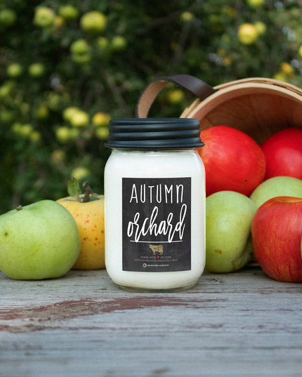 13 oz Mason Jar Fall Candle: Autumn Orchard
