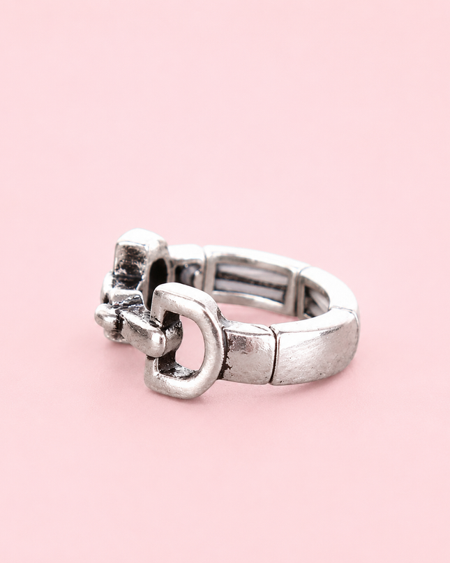 Western Horsebit Stretch Ring