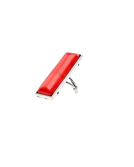 (SALE) Adjustable Red Bar Ring..