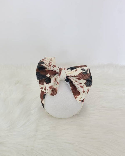Cowhide Waffle Headband