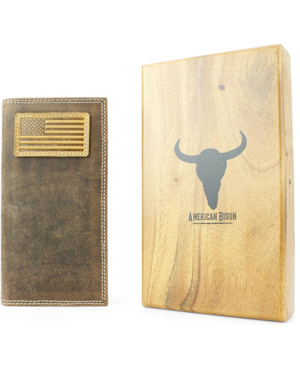 Rodeo Wallet with American Flag Embossing ABMW 25-2004