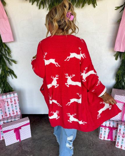 COZY CHRISTMAS CLOUD CARDIGAN