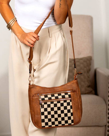 Ashley Mixed Media Crossbody